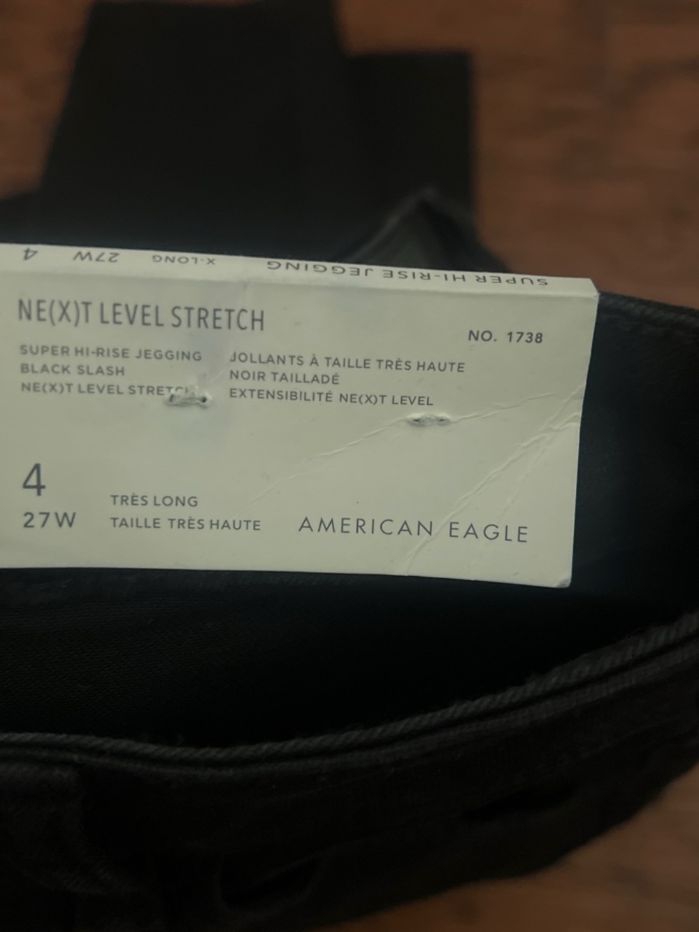 American Eagle Outfitters Black Super Hi-Rise Skinny Jeggings Long